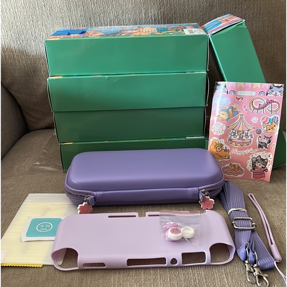 HYPERCASE Purple Carrying Case for Nintendo Switch Lite, LITE ONLY - Picture 2 of 10